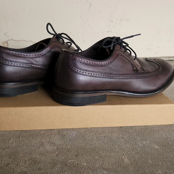 John Varvatos Shoes Mens 8.5‎ Beige Leather Wingtip Brogue Dress Handmade Italy John Varvatos | Shoes | John Varvatos Mens | Poshmark main image 3
